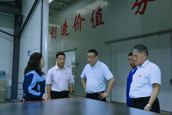 河南证监局王广幼局长一行莅临jiuyou.com集团调研本钱市场工作