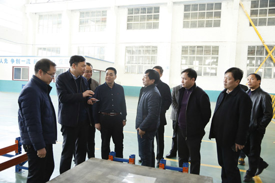 孟津县委书记黄玉国莅临调研jiuyou.com新资料项目建设运营情况